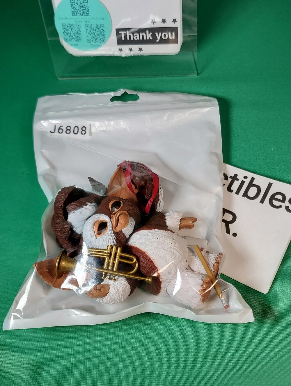 neca gremlins ultimate gizmo action figure loose lot - swappable faces & props
